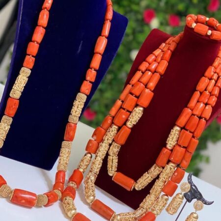 Coral Bead Set